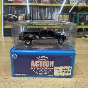 Dale Earnhardt 1:64 Goodwrench Dually Action Platinum Series 1 Of 15,000